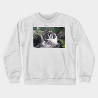 Paradise River Cascade Mt Rainier National Park Crewneck Sweatshirt